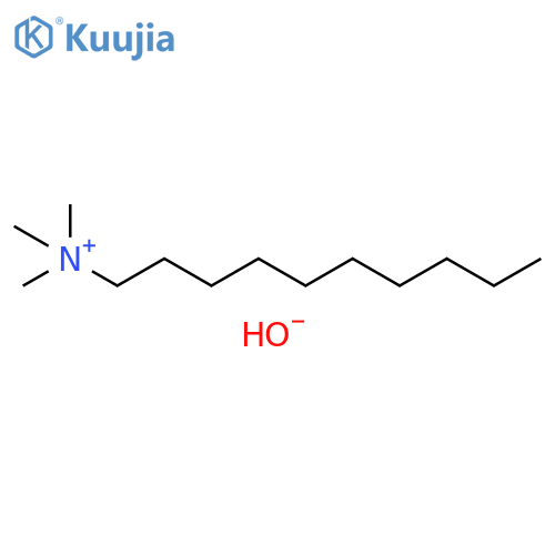 1-Decanaminium, N,N,N-trimethyl-, hydroxide (1:1) structure