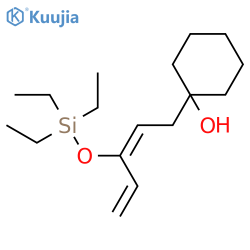 Cyclohexanol, 1-[3-[(triethylsilyl)oxy]-2,4-pentadienyl]- structure