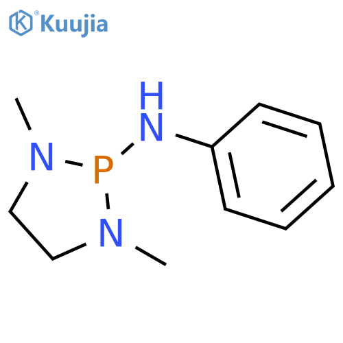 1,3,2-Diazaphospholidin-2-amine, 1,3-dimethyl-N-phenyl- structure