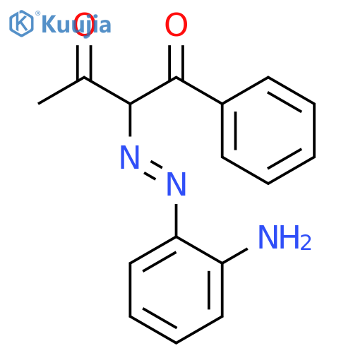 1,3-Butanedione, 2-[(2-aminophenyl)azo]-1-phenyl- structure