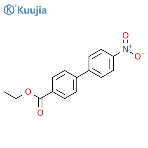 Ethyl 4-(4-nitrophenyl)benzoate structure