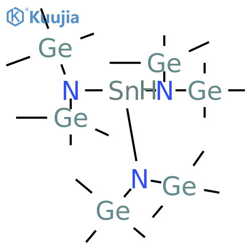 Tin, tris[1,1,1-trimethyl-N-(trimethylgermyl)germanaminato]- (9CI) structure