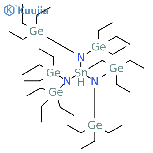 Tin, tris[1,1,1-triethyl-N-(triethylgermyl)germanaminato]- (9CI) structure