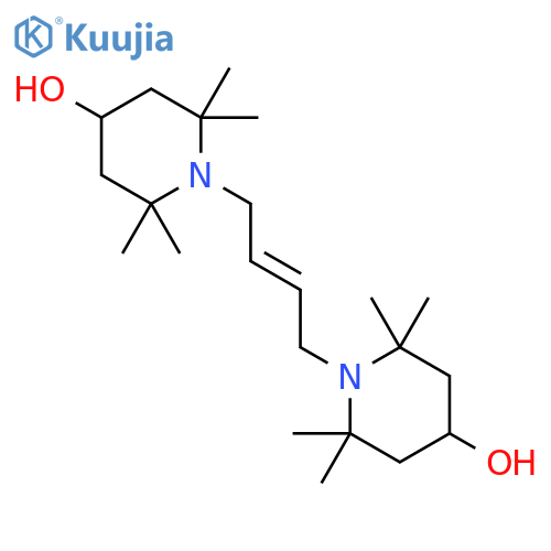 4-Piperidinol, 1,1'-(2-butene-1,4-diyl)bis[2,2,6,6-tetramethyl- structure