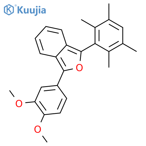 Isobenzofuran, 1-(3,4-dimethoxyphenyl)-3-(2,3,5,6-tetramethylphenyl)- structure