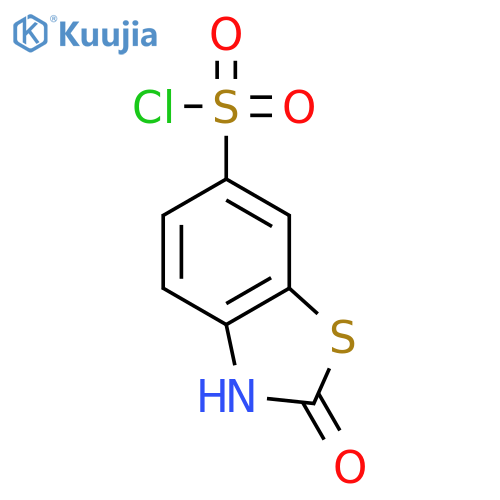 2-Oxo-2,3-dihydro-1,3-benzothiazole-6-sulfonyl Chloride structure