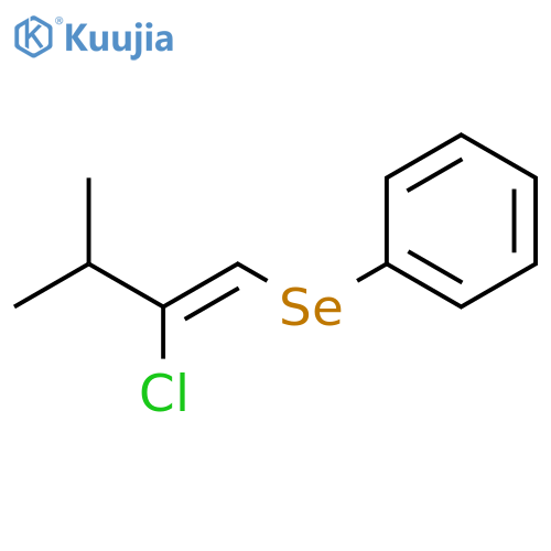 Benzene, [(2-chloro-3-methyl-1-butenyl)seleno]-, (Z)- (9CI) structure