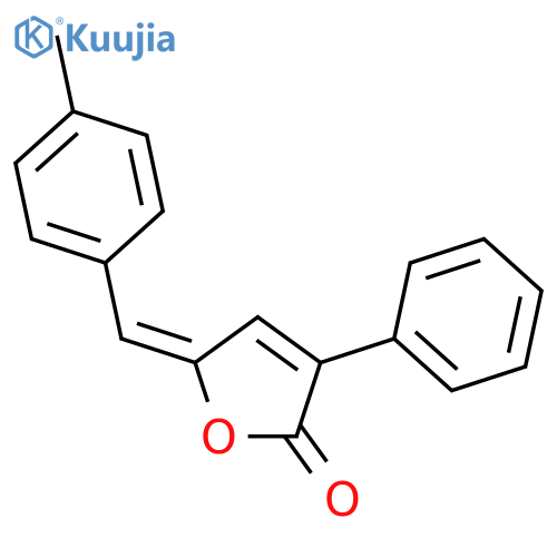 2(5H)-Furanone, 5-[(4-methylphenyl)methylene]-3-phenyl- structure