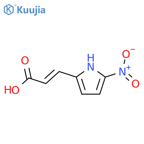 2-Propenoic acid, 3-(5-nitro-1H-pyrrol-2-yl)- structure