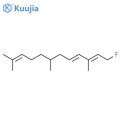 2,4,10-Dodecatriene, 1-fluoro-3,7,11-trimethyl- structure