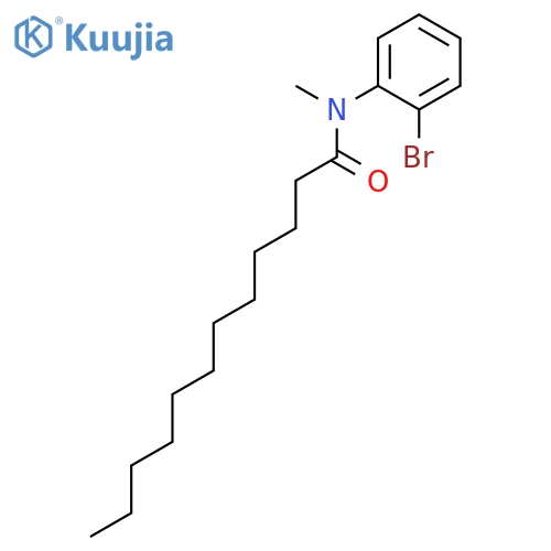 Dodecanamide, N-(2-bromophenyl)-N-methyl- structure