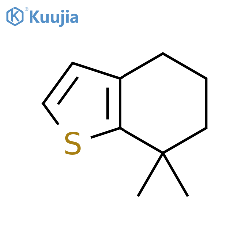 Benzo[b]thiophene, 4,5,6,7-tetrahydro-7,7-dimethyl- structure
