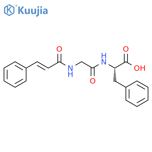 L-Phenylalanine, N-[N-(1-oxo-3-phenyl-2-propenyl)glycyl]-, (E)- (9CI) structure