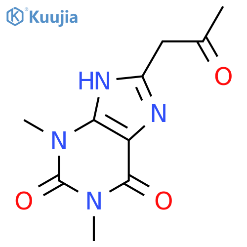 1H-Purine-2,6-dione, 3,7-dihydro-1,3-dimethyl-8-(2-oxopropyl)- structure