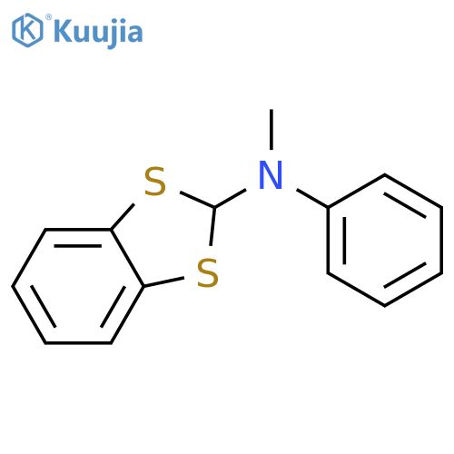1,3-Benzodithiol-2-amine, N-methyl-N-phenyl- structure