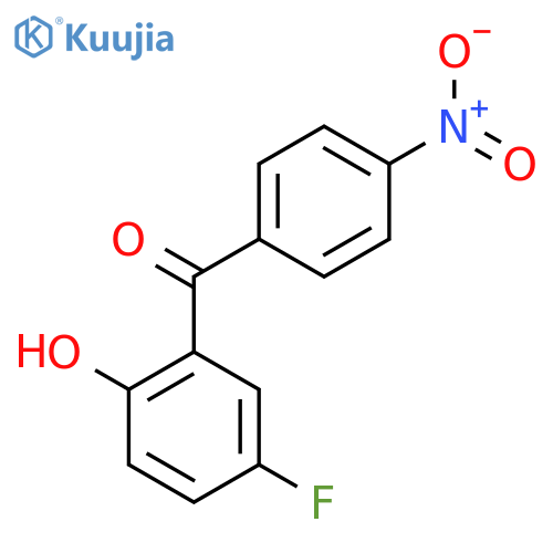 Methanone, (5-fluoro-2-hydroxyphenyl)(4-nitrophenyl)- structure