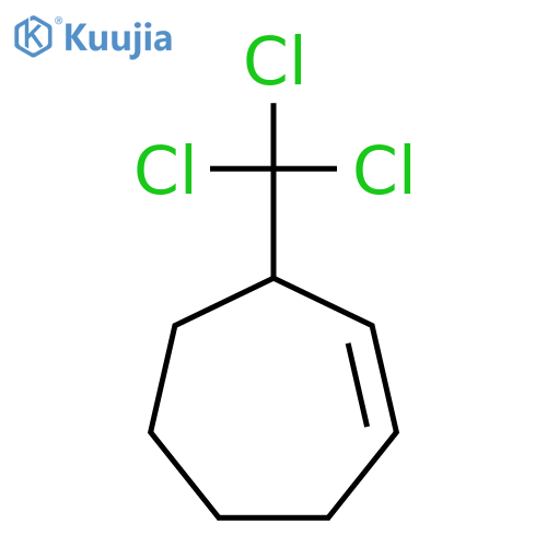 Cycloheptene, 3-(trichloromethyl)- structure