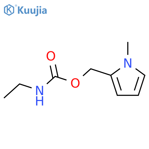 Carbamic acid, ethyl-, (1-methyl-1H-pyrrol-2-yl)methyl ester structure