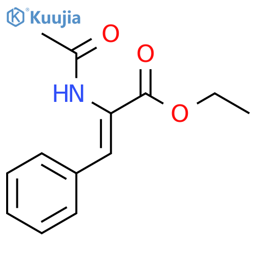2-Propenoic acid, 2-(acetylamino)-3-phenyl-, ethyl ester, (Z)- structure