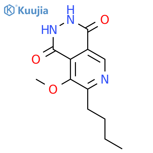 PYRIDO[3,4-D]PYRIDAZINE-1,4-DIONE, 7-BUTYL-2,3-DIHYDRO-8-METHOXY- structure