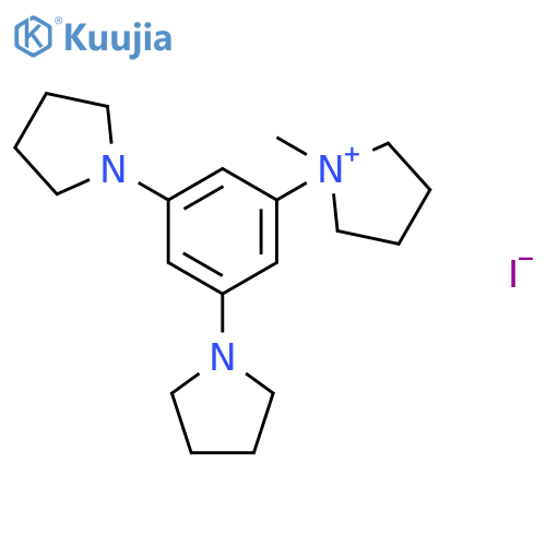 PYRROLIDINIUM, 1-(3,5-DI-1-PYRROLIDINYLPHENYL)-1-METHYL-, IODIDE structure