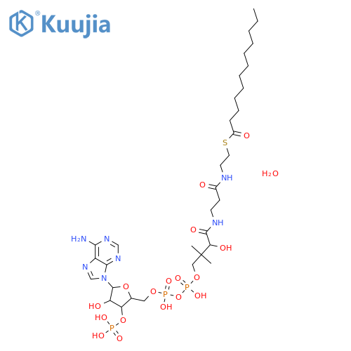 Lauroyl coenzyme A structure