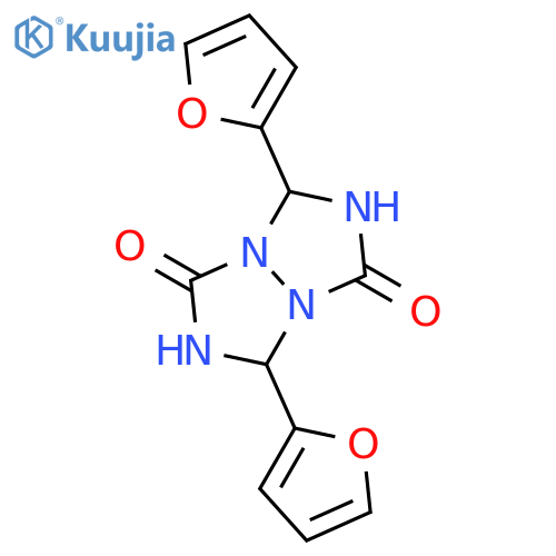1H,5H-[1,2,4]Triazolo[1,2-a][1,2,4]triazole-1,5-dione,3,7-di-2-furanyltetrahydro- structure