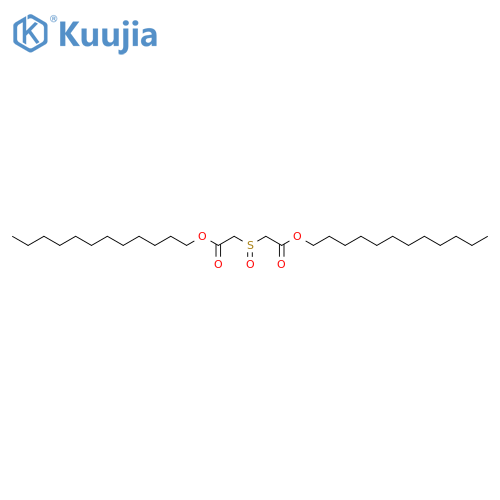 Acetic acid, 2,2'-sulfinylbis-, didodecyl ester structure