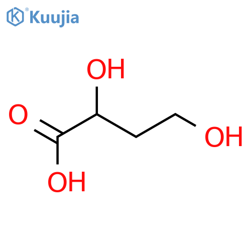 Butanoic acid,2,4-dihydroxy-, (2S)- structure