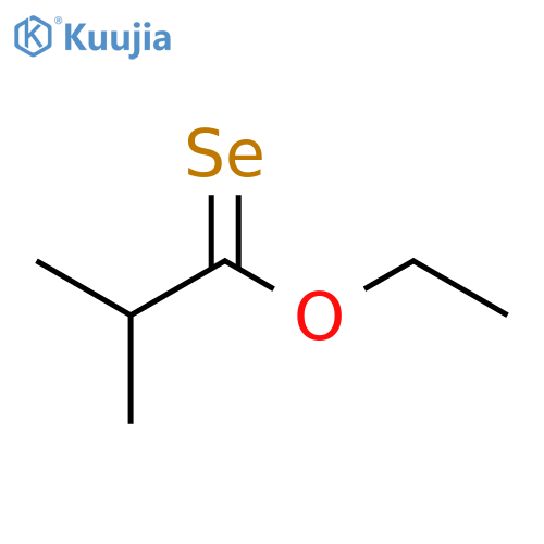 Propaneselenoic acid, 2-methyl-, O-ethyl ester structure