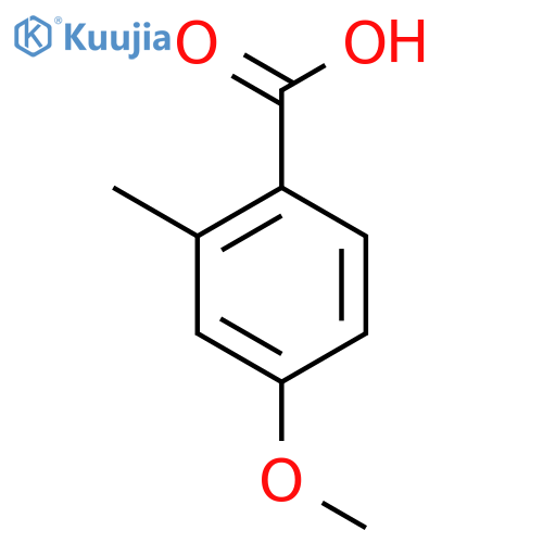 4-Methoxy-2-methylbenzoic acid structure