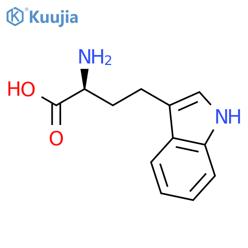 2-amino-4-(1H-indol-3-yl)butanoic acid structure