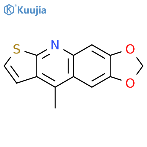 1,3-Dioxolo[4,5-g]thieno[2,3-b]quinoline, 9-methyl- structure