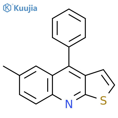 Thieno[2,3-b]quinoline, 6-methyl-4-phenyl- structure