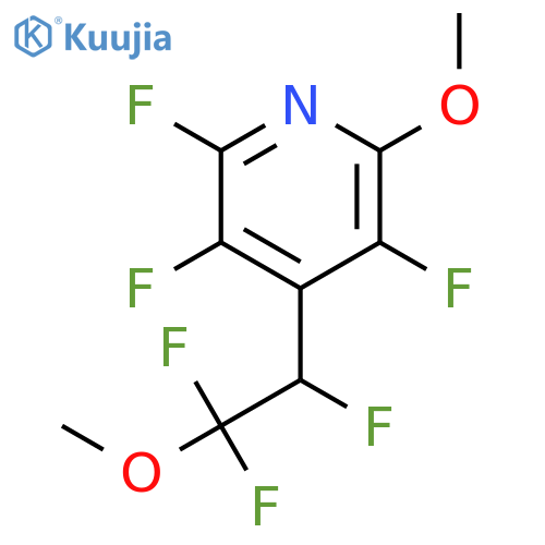 Pyridine, 2,3,5-trifluoro-6-methoxy-4-(1,2,2-trifluoro-2-methoxyethyl)- structure