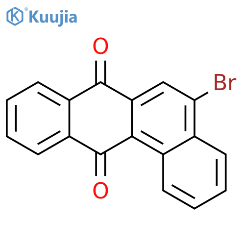 Benz[a]anthracene-7,12-dione, 5-bromo- structure