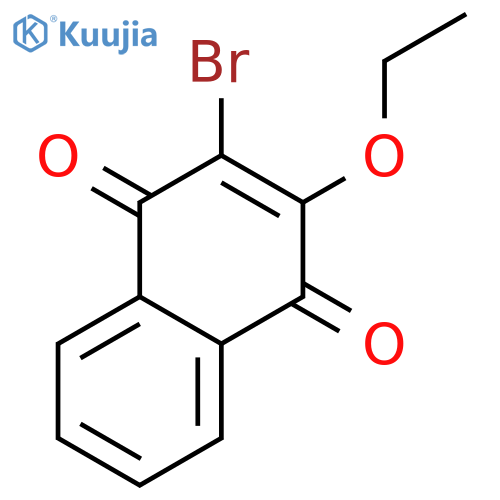 1,4-Naphthalenedione, 2-bromo-3-ethoxy- structure