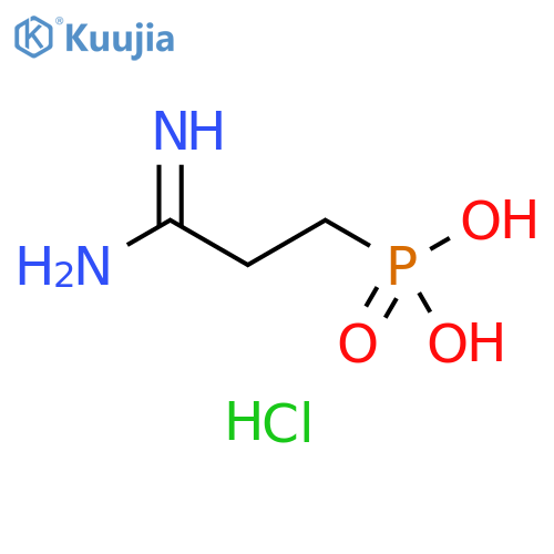 Phosphonic acid, (3-amino-3-iminopropyl)-, monohydrochloride structure