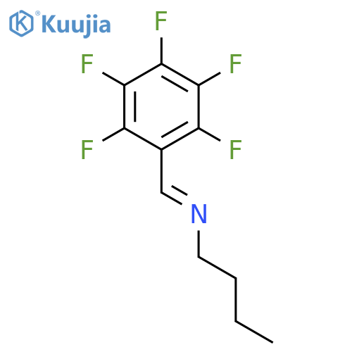 1-Butanamine, N-[(pentafluorophenyl)methylene]- structure