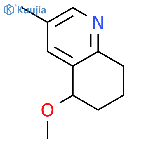 Quinoline, 5,6,7,8-tetrahydro-5-methoxy-3-methyl- structure