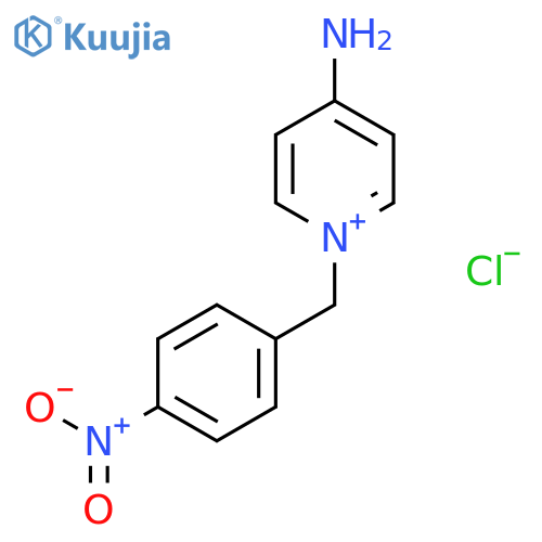 Pyridinium, 4-amino-1-[(4-nitrophenyl)methyl]-, chloride structure