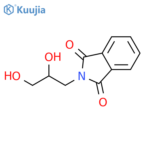 1-(3,4,5,6-Tetrahydrophthalimido)-2,3-dihydroxypropane structure
