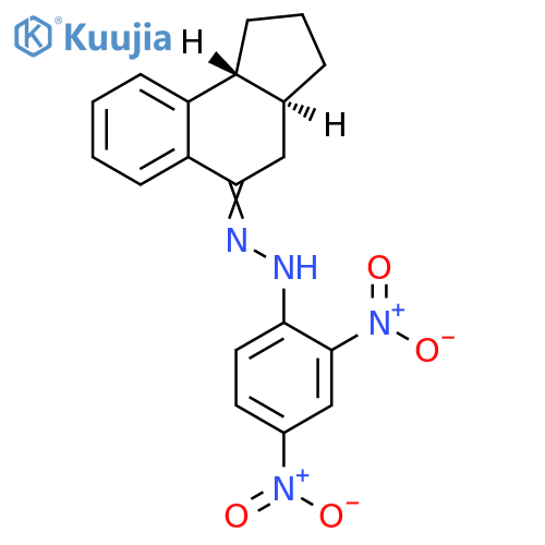5H-Benz[e]inden-5-one, 1,2,3,3a,4,9b-hexahydro-, (2,4-dinitrophenyl)hydrazone, trans- (9CI) structure