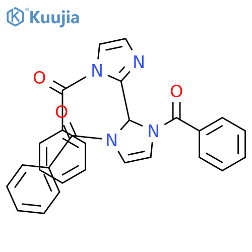 [3-benzoyl-2-(1-benzoylimidazol-2-yl)-2H-imidazol-1-yl]-phenyl-methanone structure