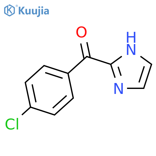 (4-Chlorophenyl)(1H-imidazol-2-yl)methanone structure