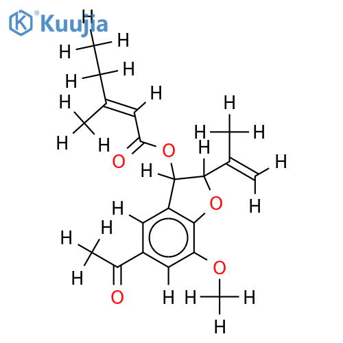 Cernuanon-(trans-3-methyl-2-pentenoat) structure