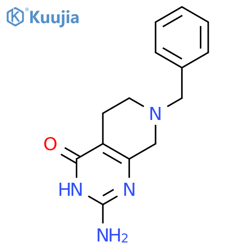 2-Amino-7-Benzyl-5,6,7,8-Tetrahydropyrido3,4-DPyrimidin-4(3h)-One structure