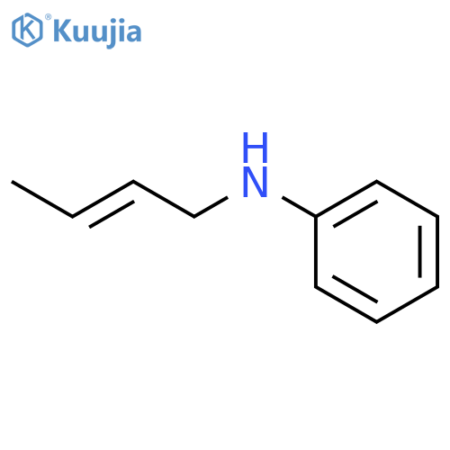 Benzenamine,N-2-buten-1-yl- structure