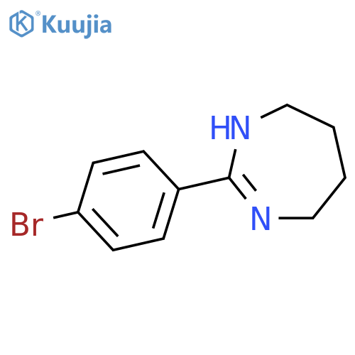 1H-1,3-DIAZEPINE, 2-(4-BROMOPHENYL)-4,5,6,7-TETRAHYDRO- structure