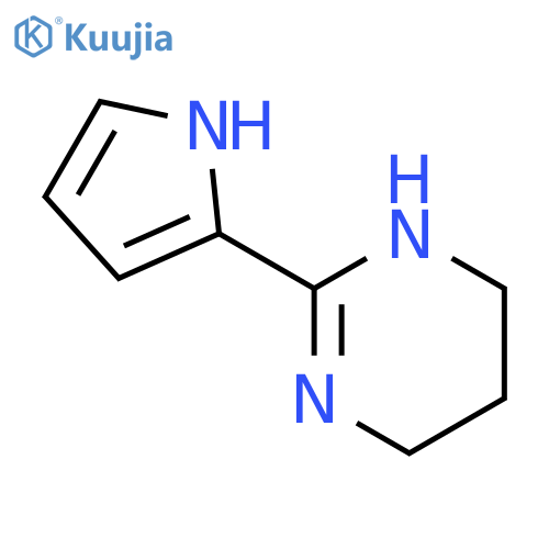 2-(1H-pyrrol-2-yl)-1,4,5,6-tetrahydropyrimidine structure